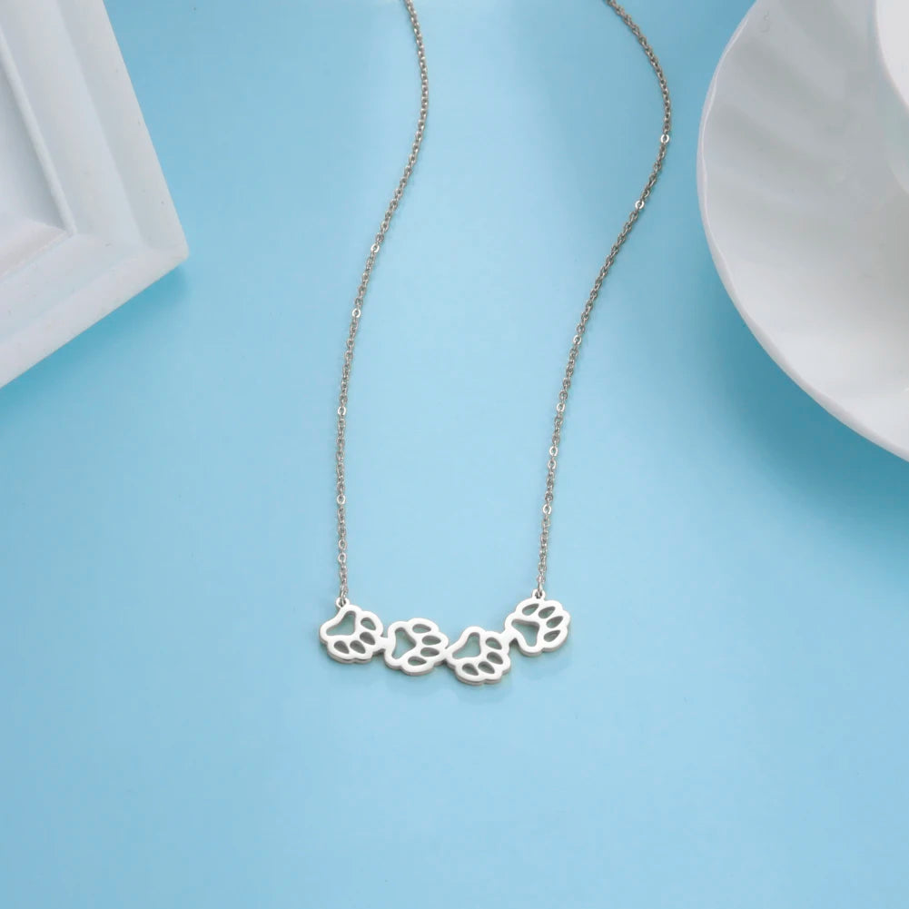 Cute Animal Paw Choker Necklace