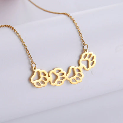 Cute Animal Paw Choker Necklace