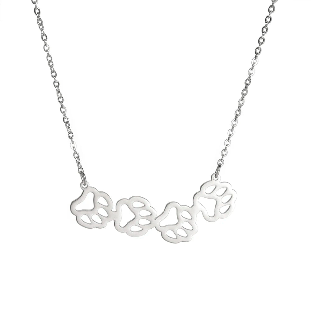 Cute Animal Paw Choker Necklace