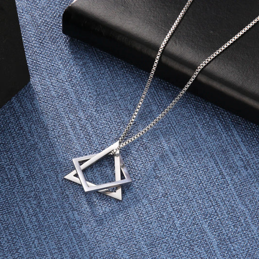 Minimalist Geometric Stainless Necklace