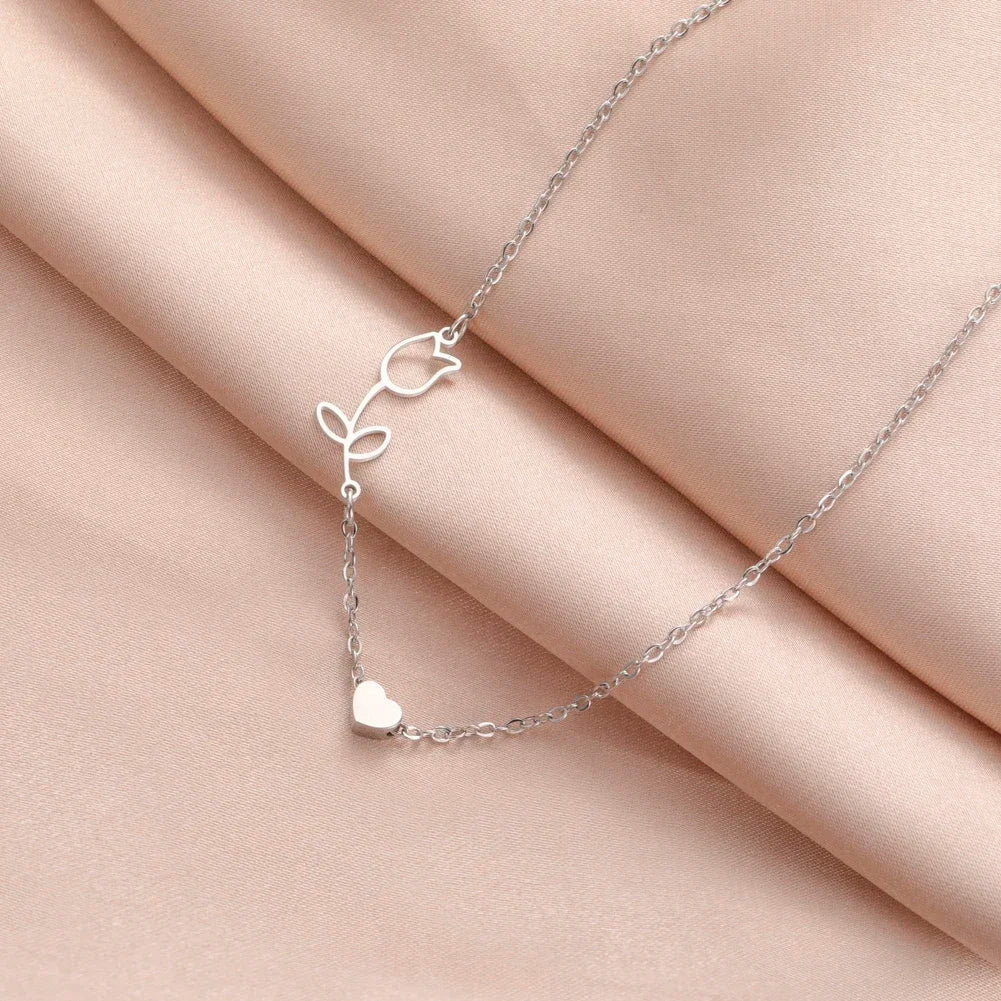 Stainless Steel Tulip Choker