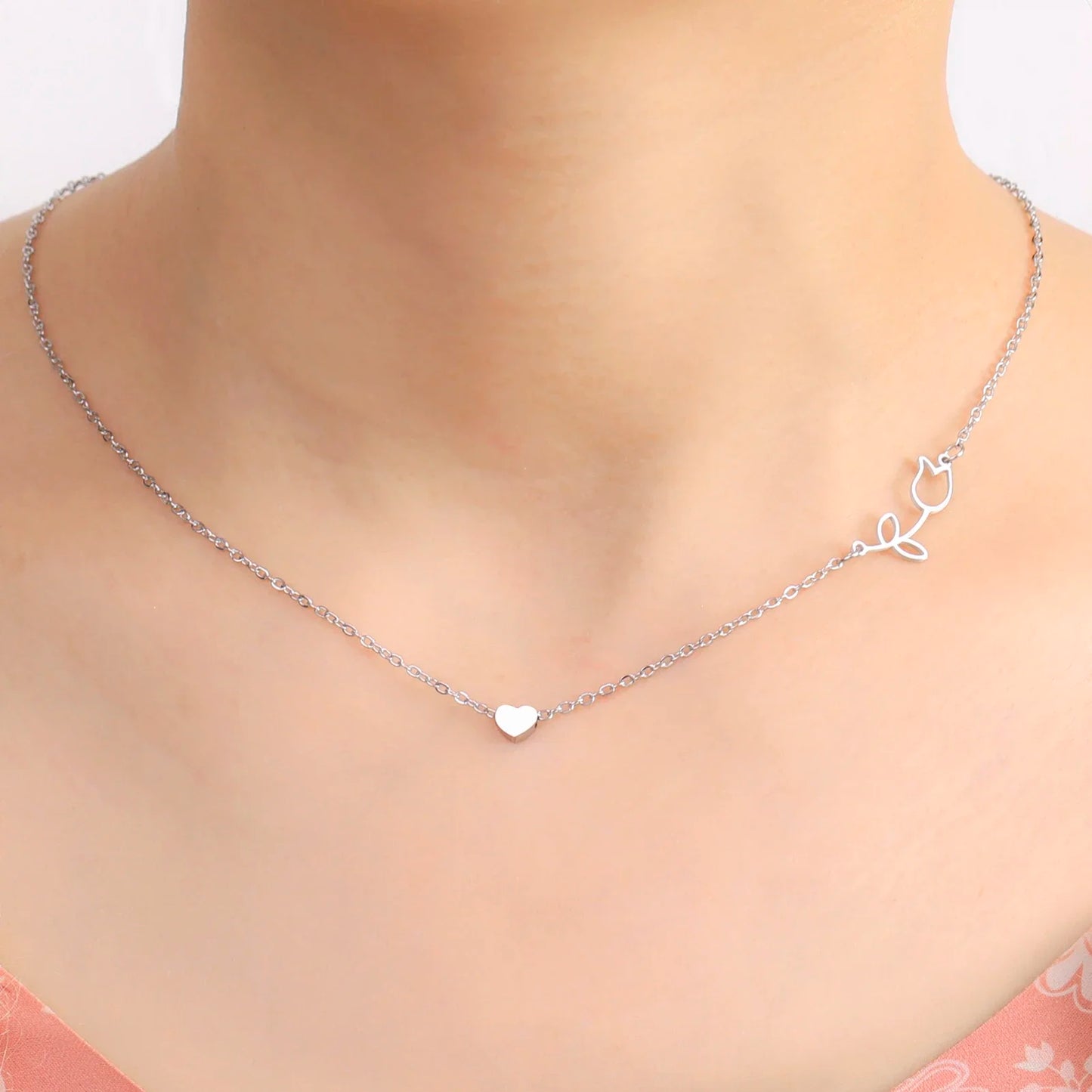 Stainless Steel Tulip Choker