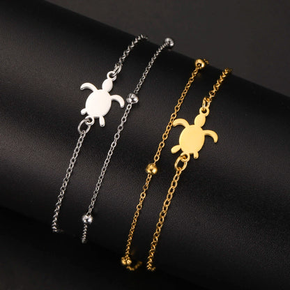 Gold Turtle Animal Bracelet