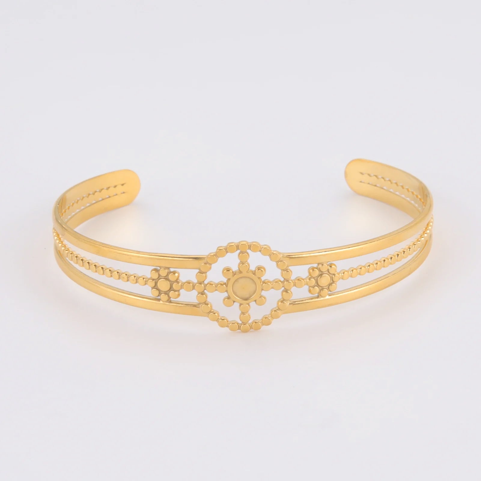 Adjustable Sun Wide Bangle