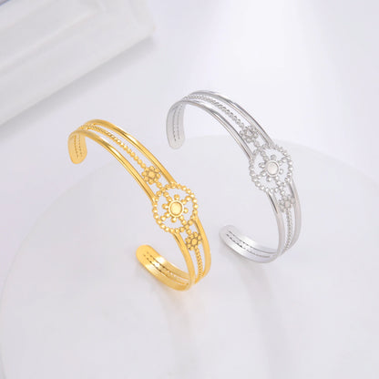 Adjustable Sun Wide Bangle