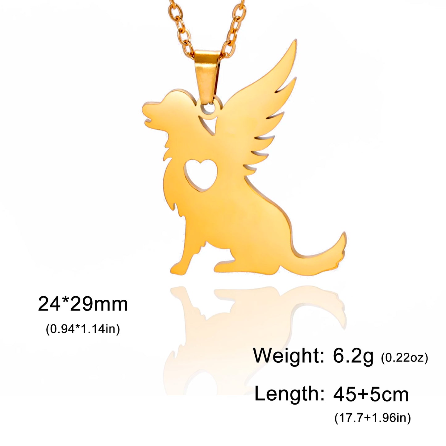 Winged Heart Pet Jewelry