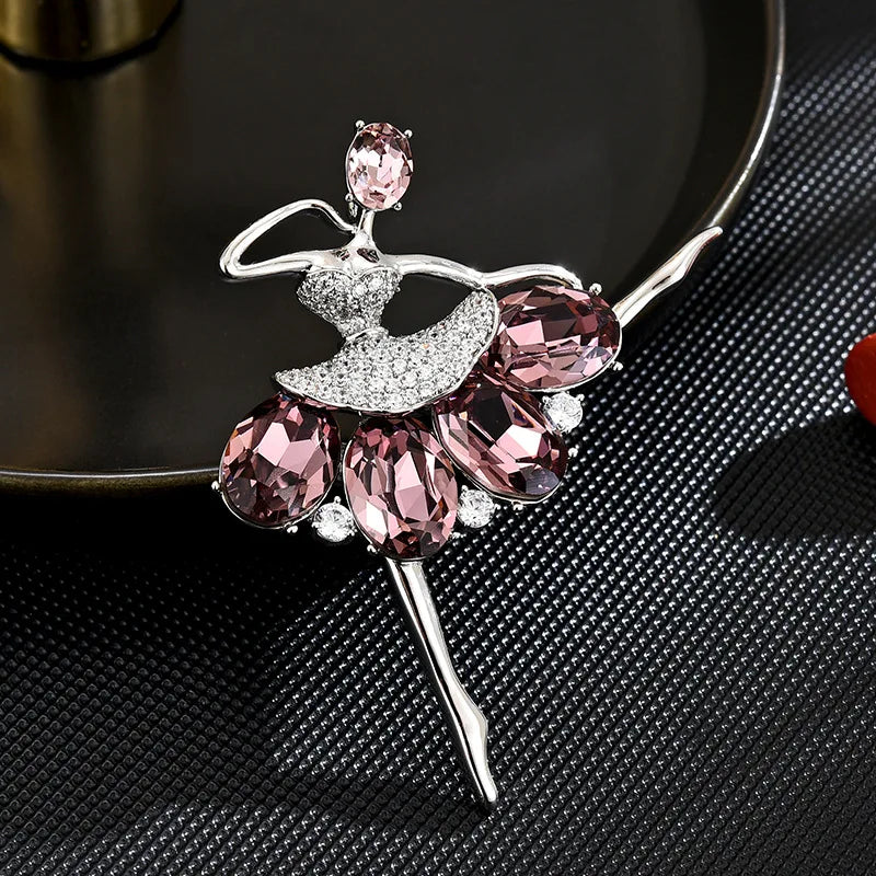 Ballet-Dancer Design Brooch