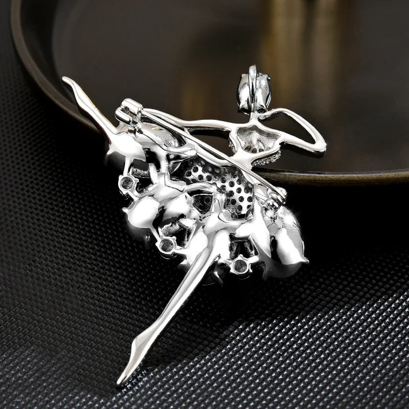 Ballet-Dancer Design Brooch