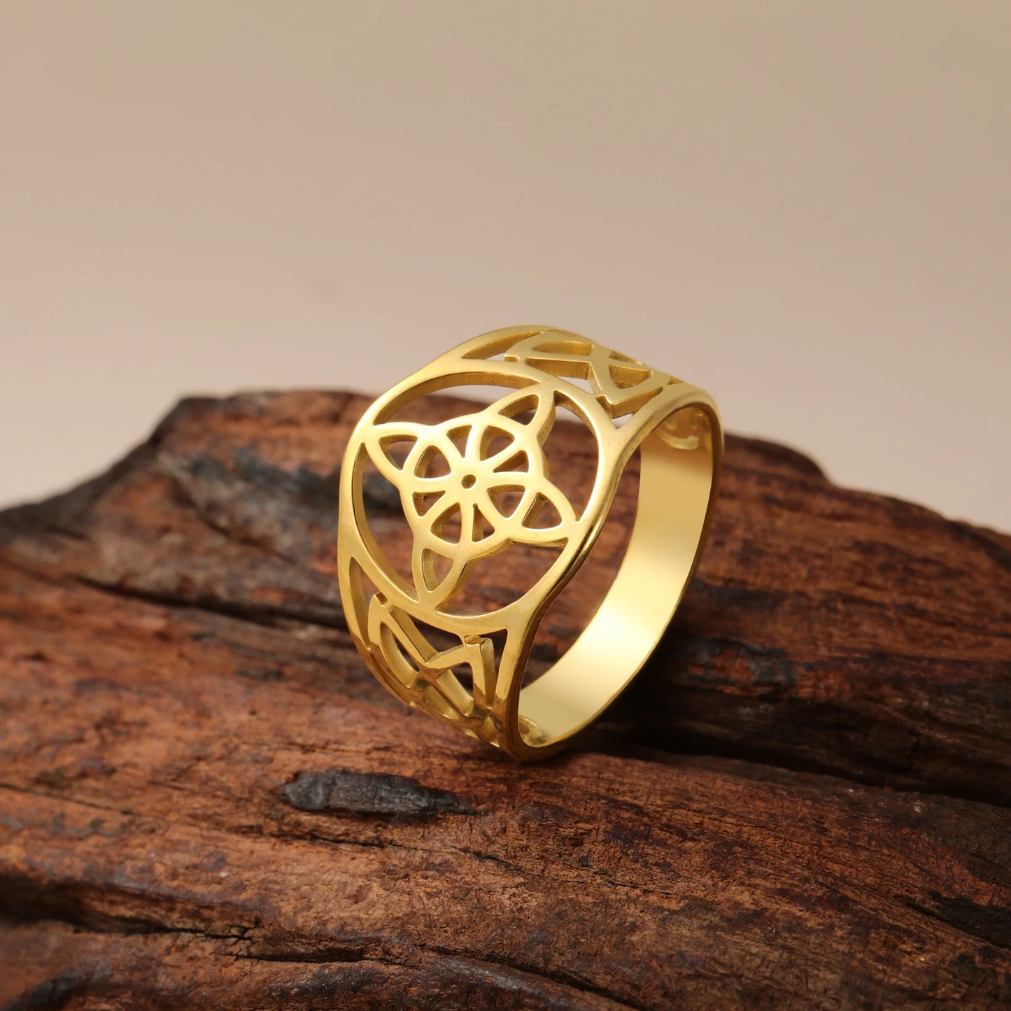 Celtic Knot Amulet Ring