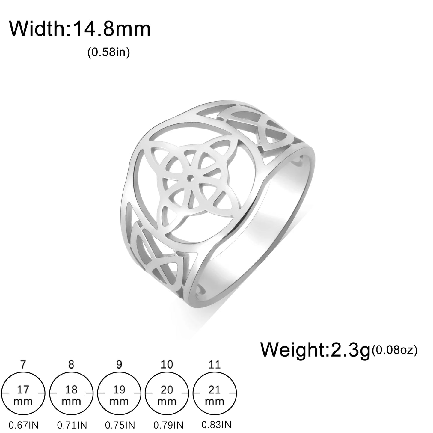 Celtic Knot Amulet Ring