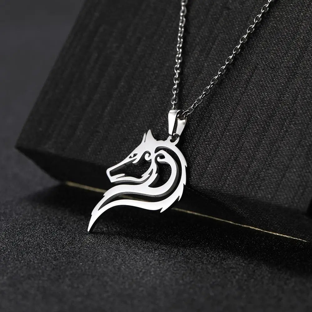 Wolf Amulet Necklace