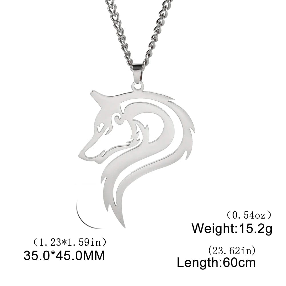 Wolf Amulet Necklace