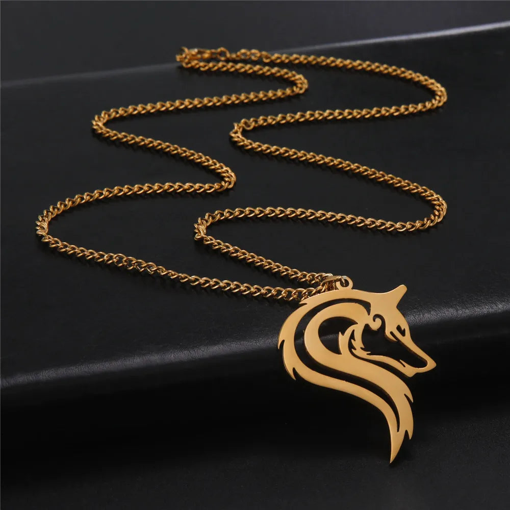 Wolf Amulet Necklace