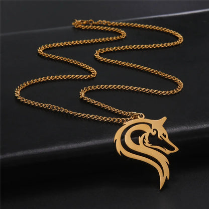 Wolf Amulet Necklace