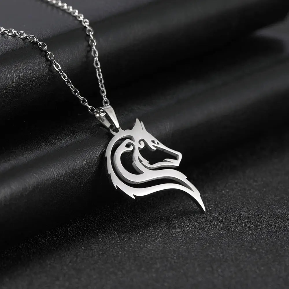 Wolf Amulet Necklace