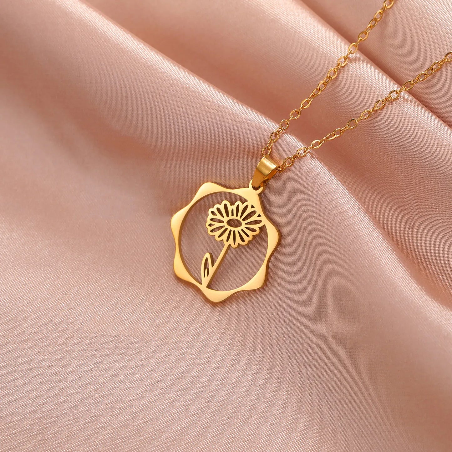 Floral Pendant Jewelry