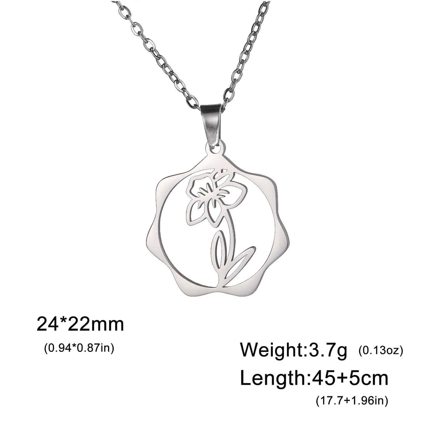 Floral Pendant Jewelry