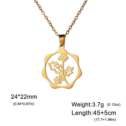 Floral Pendant Jewelry