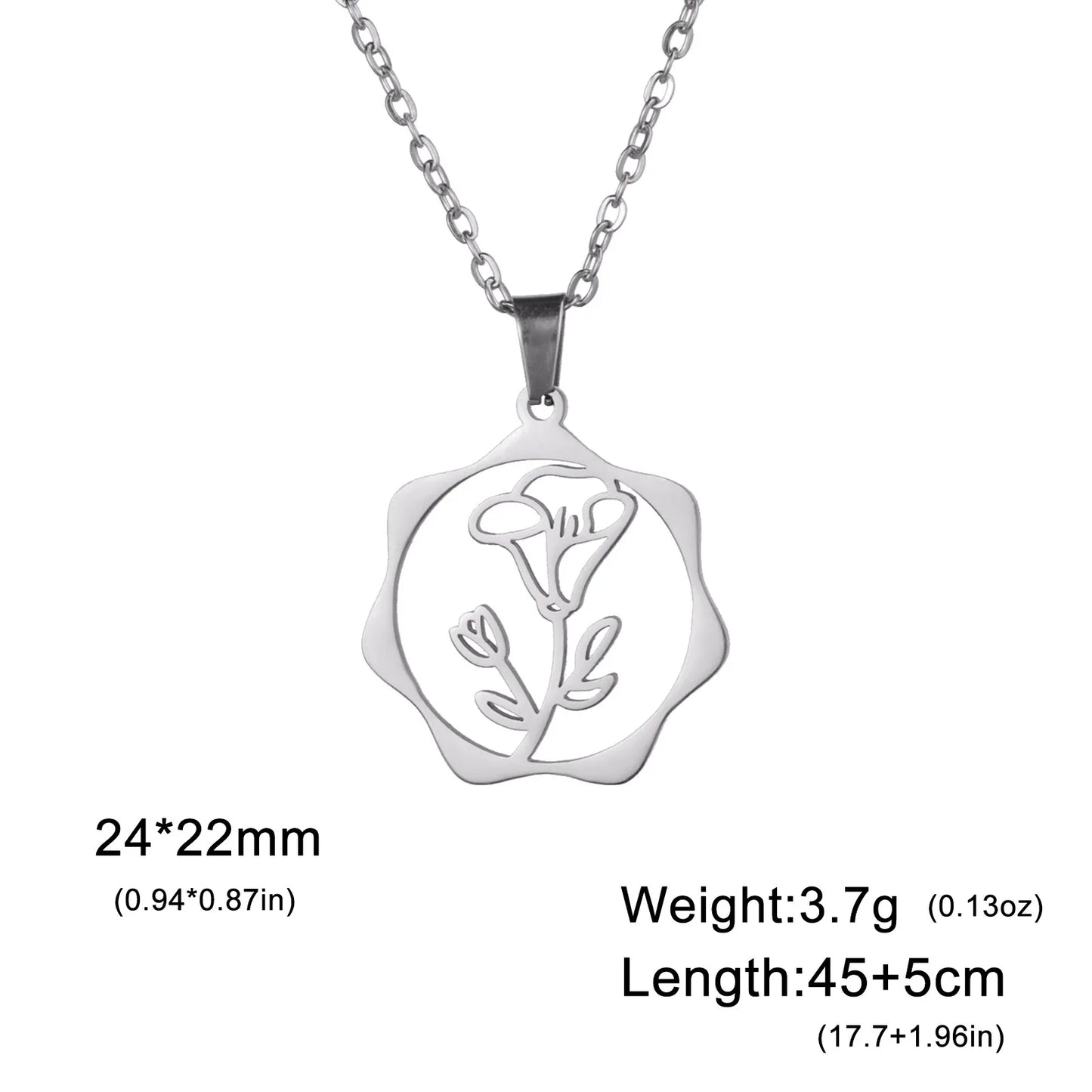 Floral Pendant Jewelry