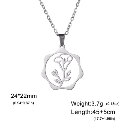 Floral Pendant Jewelry