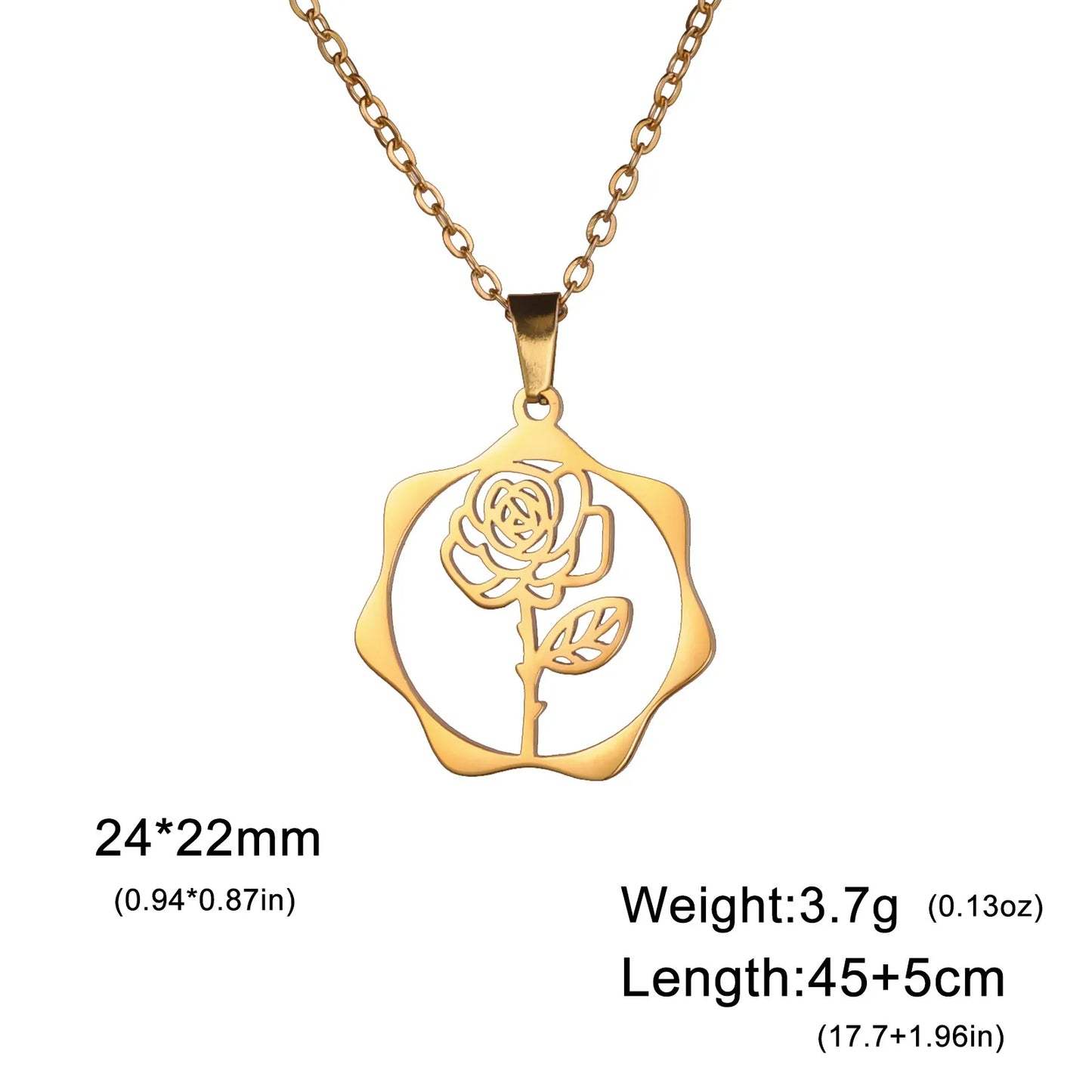 Floral Pendant Jewelry