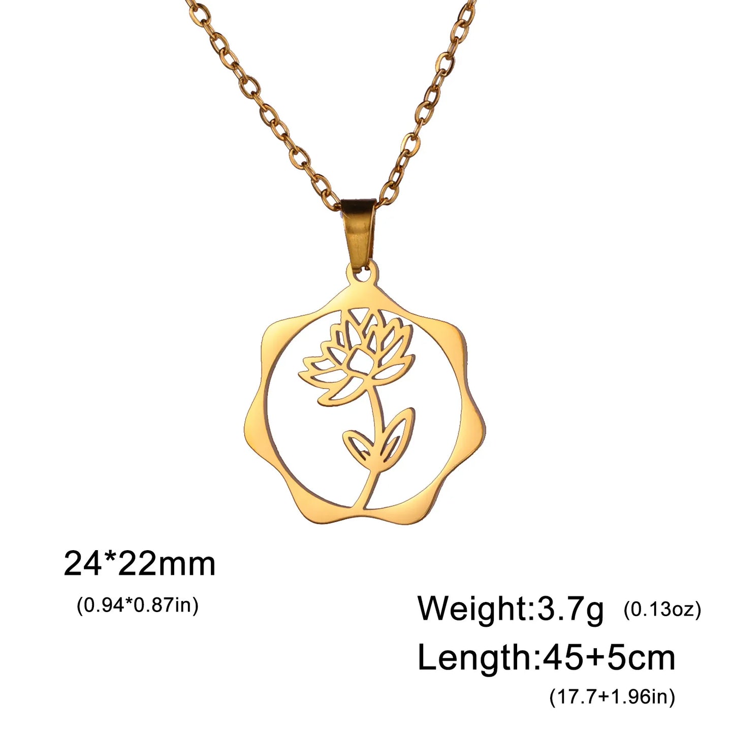 Floral Pendant Jewelry