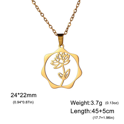 Floral Pendant Jewelry