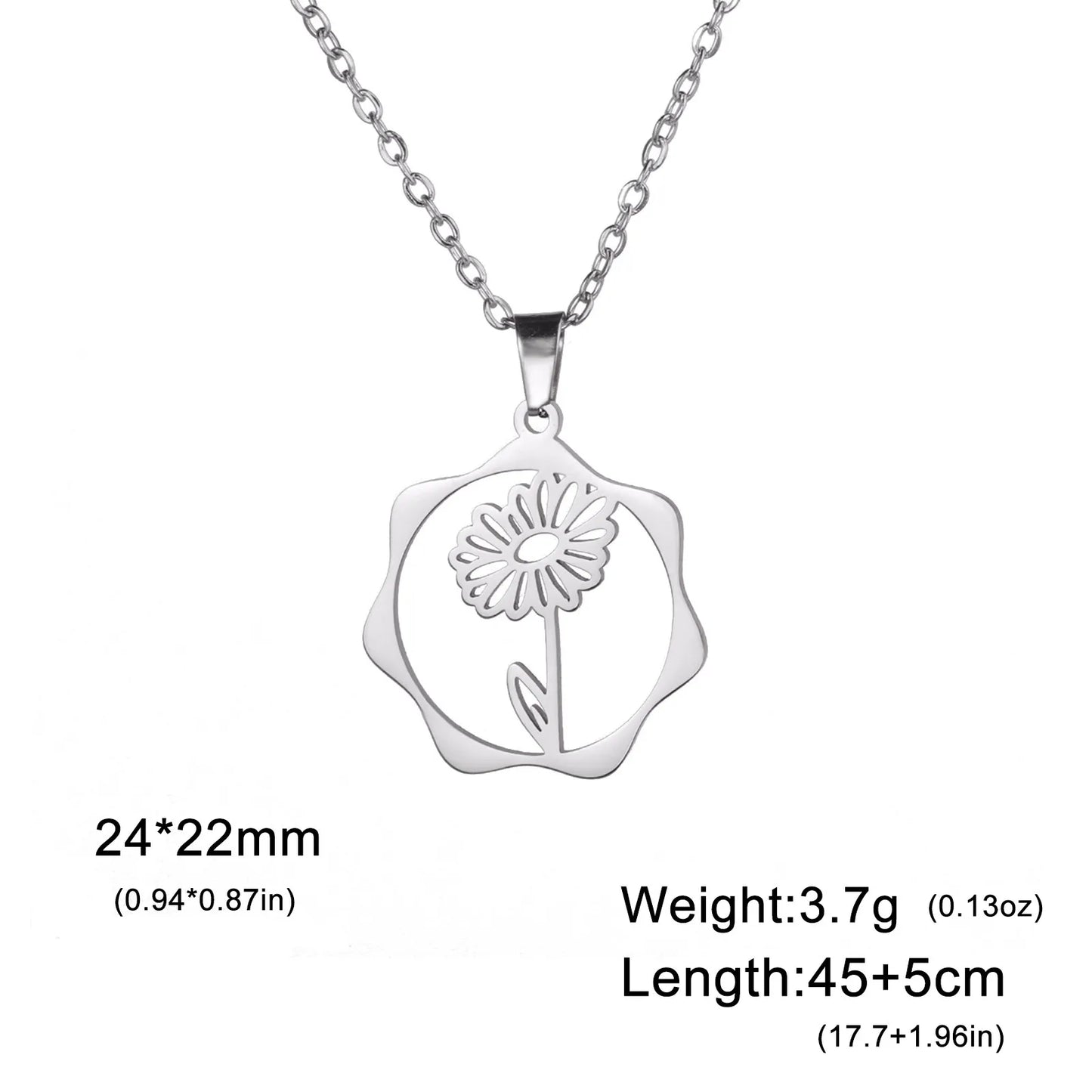 Floral Pendant Jewelry