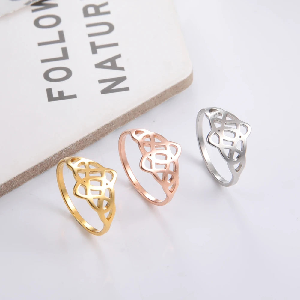 Wedding Triquetra Ring