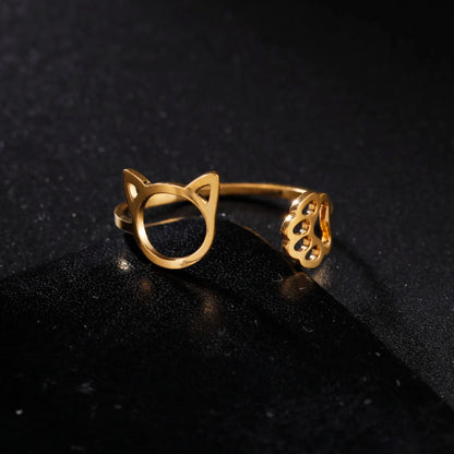 Gold Open Finger Rings
