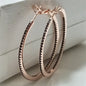 Classic Zircon Hoop Earrings