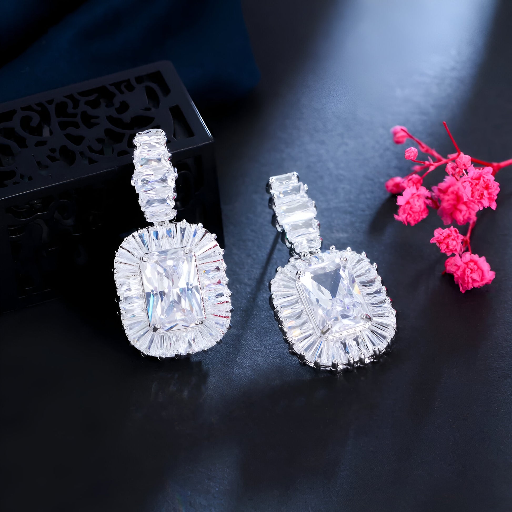 Crystal Bridal Drop Earring - JR NEST