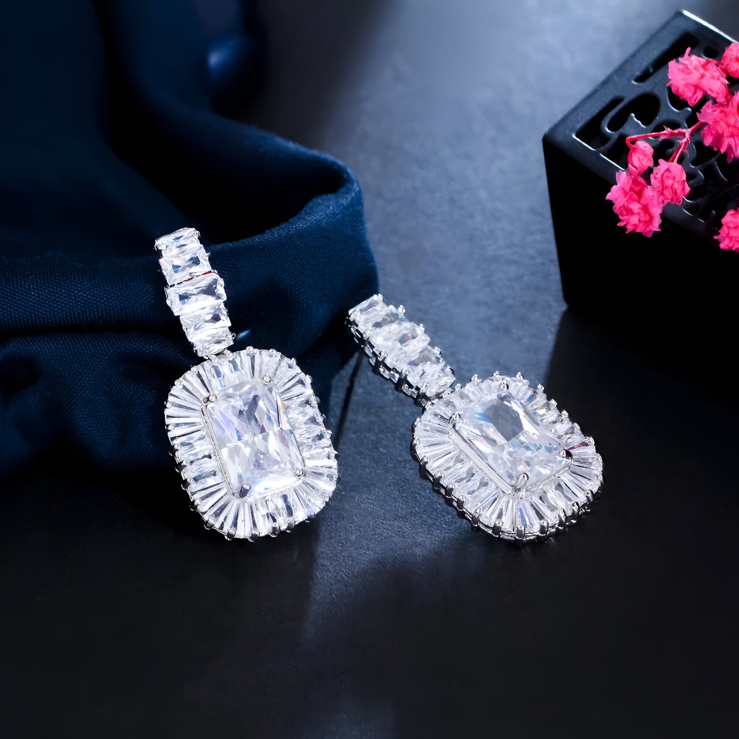 Crystal Bridal Drop Earring - JR NEST